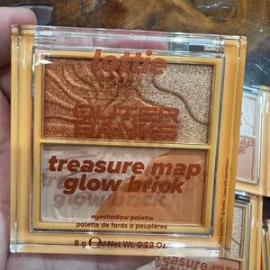 Lottie Treasure Map Glow Brick Eyeshadow Palette 9 pieces